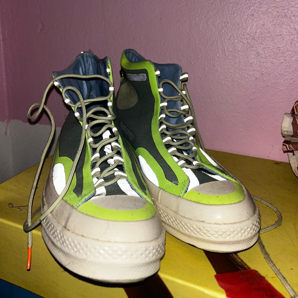 Green High-Top Converse